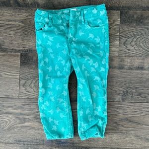 DVF BabyGap Teal Jeans